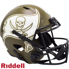 Tampa Bay Buccaneers Helmet Riddell Replica Full Size Speed Style Salute To Service 2022