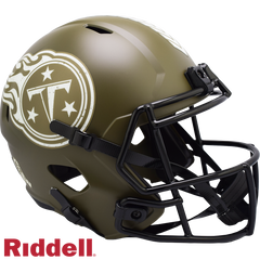 Tennessee Titans Helmet Riddell Replica Full Size Speed Style Salute To Service 2022