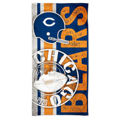 Chicago Bears Beach Towel 30x60 Spectra Retro Design - Special Order