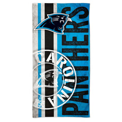 Carolina Panthers Beach Towel 30x60 Spectra Retro Design - Special Order