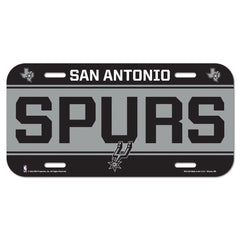 San Antonio Spurs License Plate Plastic