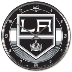 Los Angeles Kings Clock Round Wall Style Chrome Periodic Restock