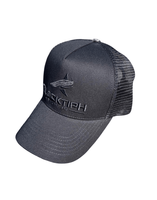 BlacktipH Midnight Black Embroidered Snapback 2.0