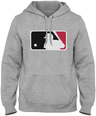 Batter Logo MLB Express Athletic Grey Hoodie