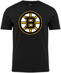 Boston Bruins NHL Primary Logo Black T-Shirt