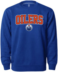 Edmonton Oilers NHL Crew Royal Blue Sweatshirt