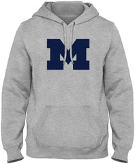 Michigan Wolverines NCAA Express Athletic Gray Hoodie