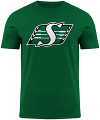 Saskatchewan Roughriders CFL Bulletin Green Basic T-Shirt