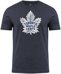 Toronto Maple Leafs NHL Distressed Logo Navy T-Shirt