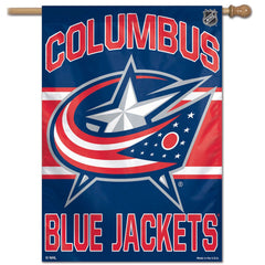 Columbus Blue Jackets Banner 28x40 Vertical - Special Order