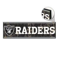 Las Vegas Raiders Sign 9x30 Wood Yard Marker