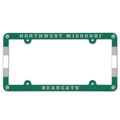 Northwest Missouri State Bearcats License Plate Frame Plastic Full Color Style