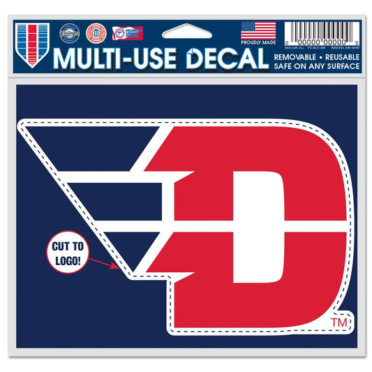 Dayton Flyers Decal 5x6 Multi Use Color Cut to Logo - Special Order