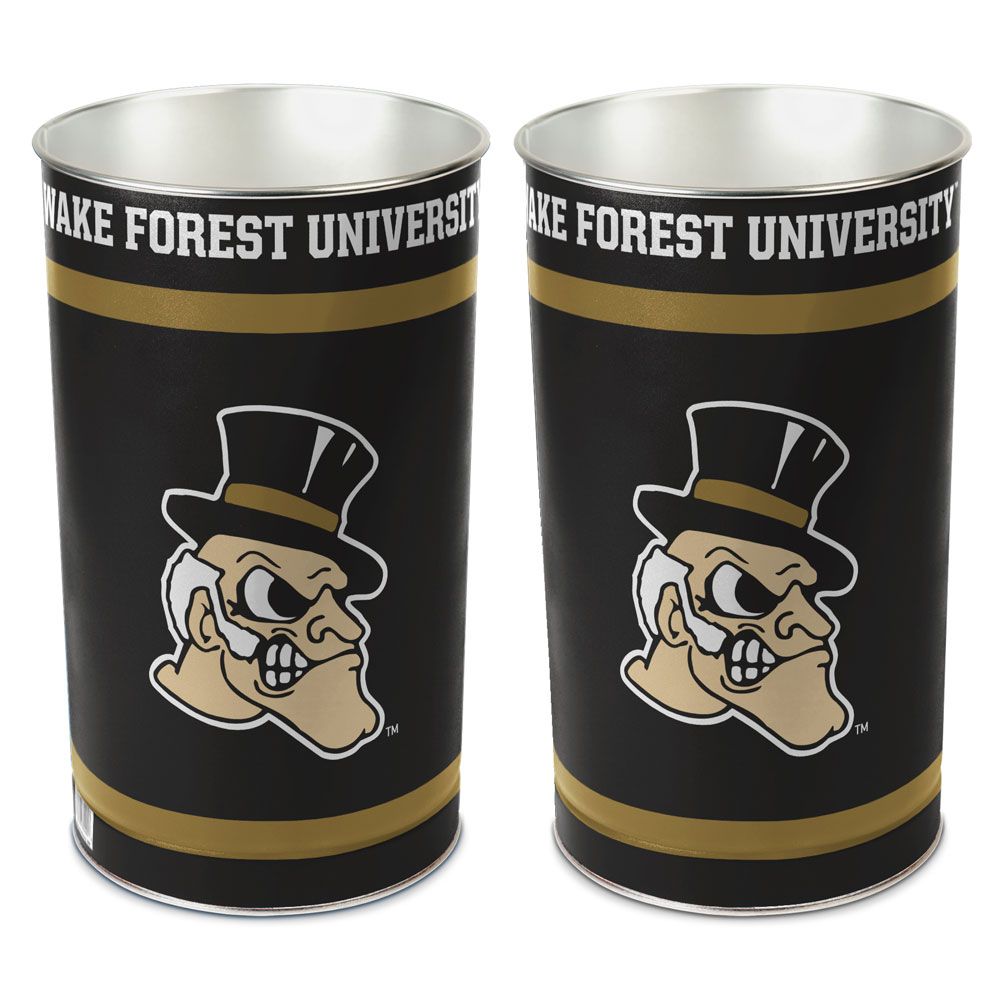 Wake Forest Demon Deacons Wastebasket 15 Inch - Periodic Restock