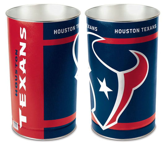 Houston Texans Wastebasket 15 Inch - Periodic Restock