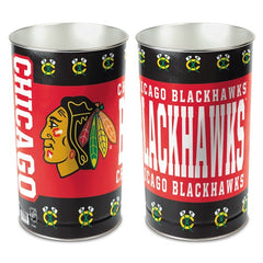 Chicago Blackhawks Wastebasket 15 Inch - Periodic Restock