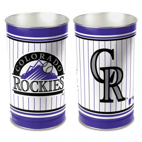 Colorado Rockies Wastebasket 15 Inch - Periodic Restock