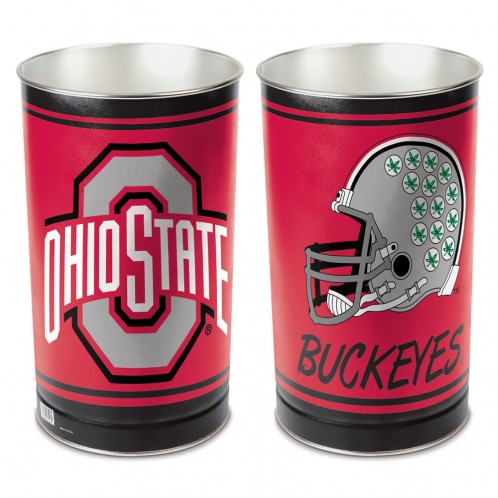 Ohio State Buckeyes Wastebasket 15 Inch Helmet Design - Periodic Restock