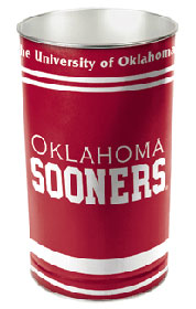 Oklahoma Sooners Wastebasket 15 Inch - Periodic Restock