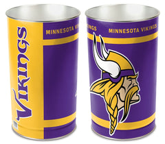 Minnesota Vikings Wastebasket 15 Inch - Periodic Restock