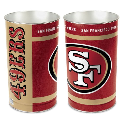 San Francisco 49ers Wastebasket 15 Inch - Periodic Restock