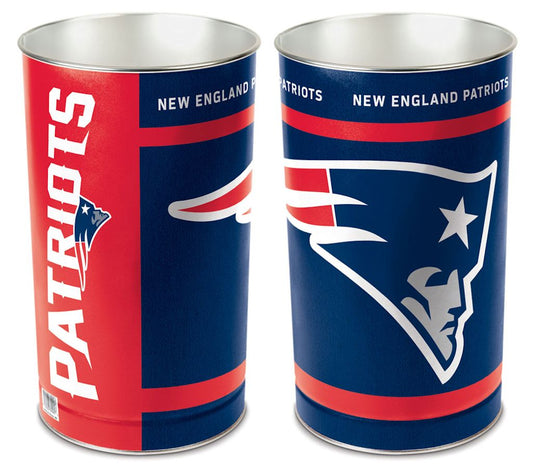 New England Patriots Wastebasket 15 Inch - Periodic Restock