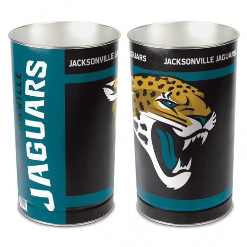 Jacksonville Jaguars Wastebasket 15 Inch - Periodic Restock