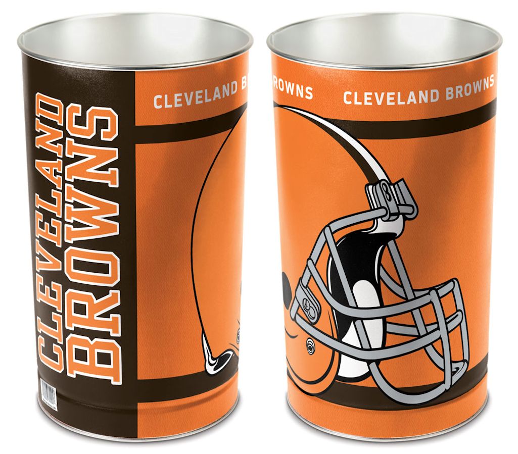 Cleveland Browns Wastebasket 15 Inch - Periodic Restock