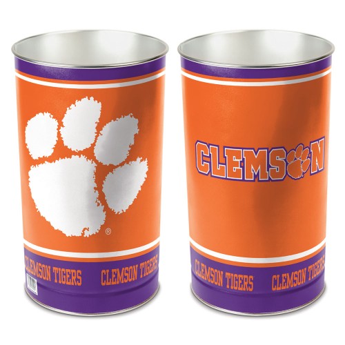 Clemson Tigers Wastebasket 15 Inch - Periodic Restock