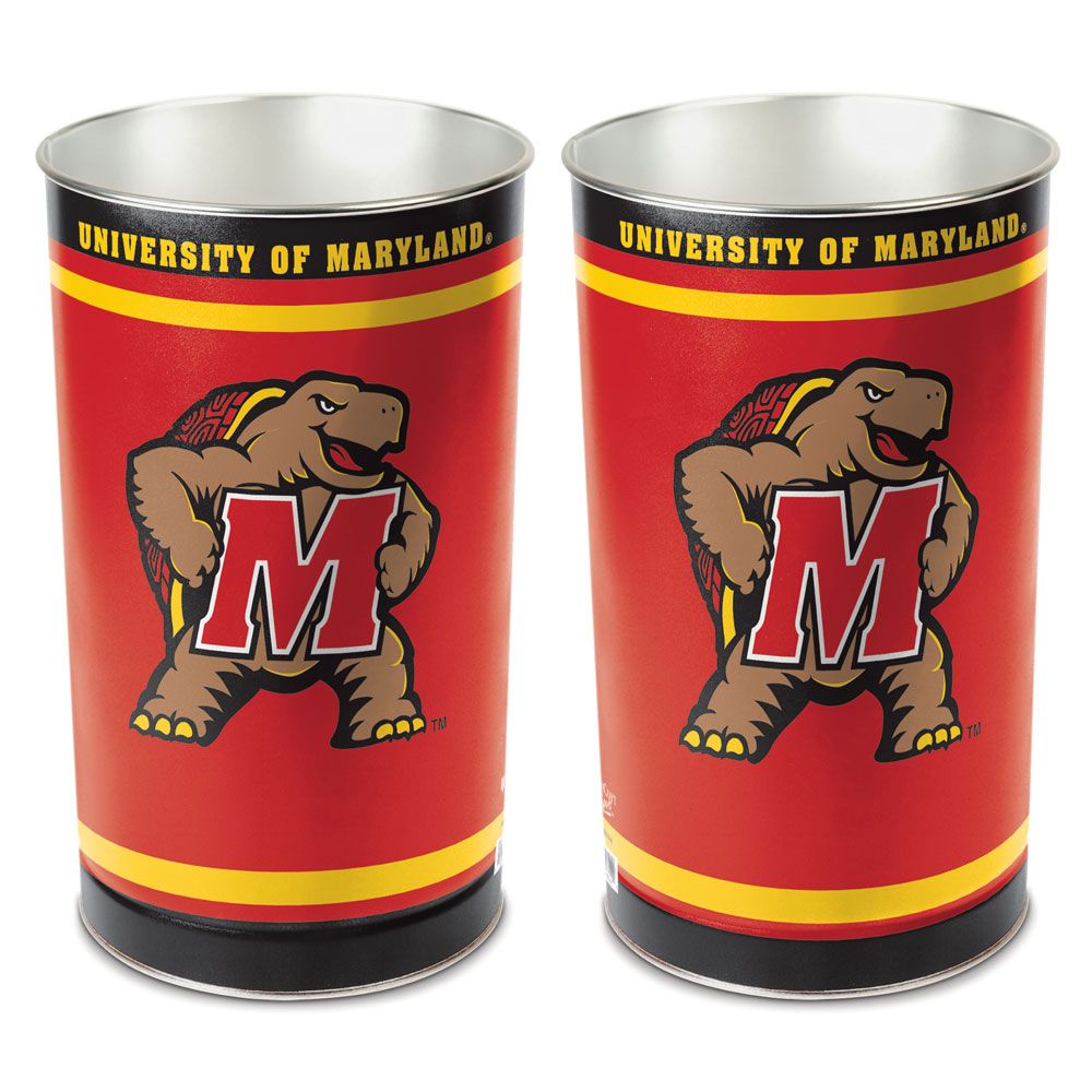 Maryland Terrapins Wastebasket 15 Inch - Periodic Restock