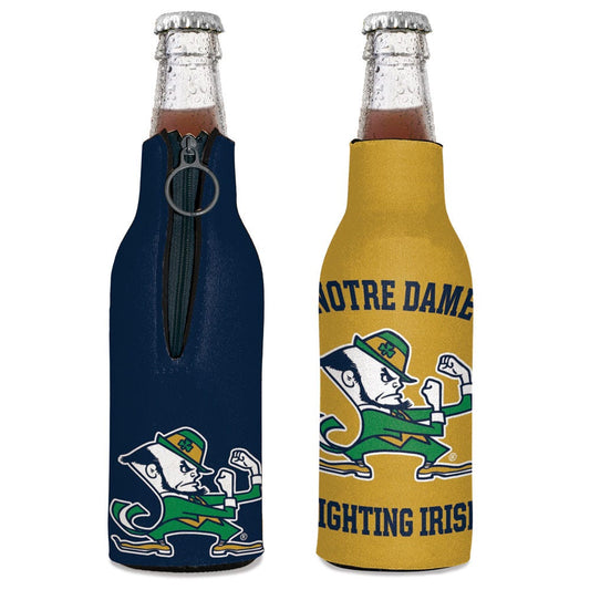 Notre Dame Fighting Irish Bottle Cooler Leprechaun Design - Special Order