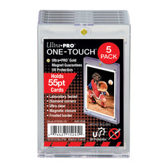 One Touch UV Card Holder With Magnet Closure - 55pt - 5 Pack