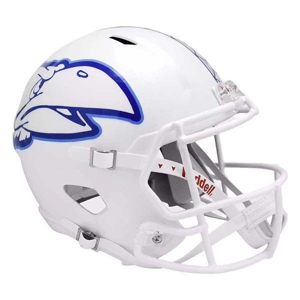 Kansas Jayhawks Helmet Riddell Replica Full Size Speed Style White - Special Order