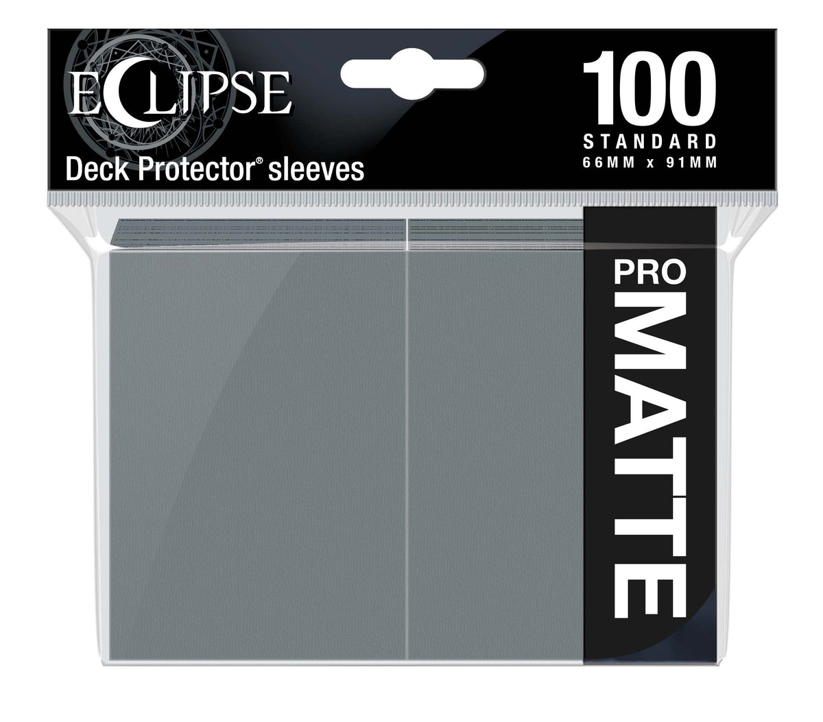 Eclipse Matte Standard Sleeves 100 Pack Smoke Grey