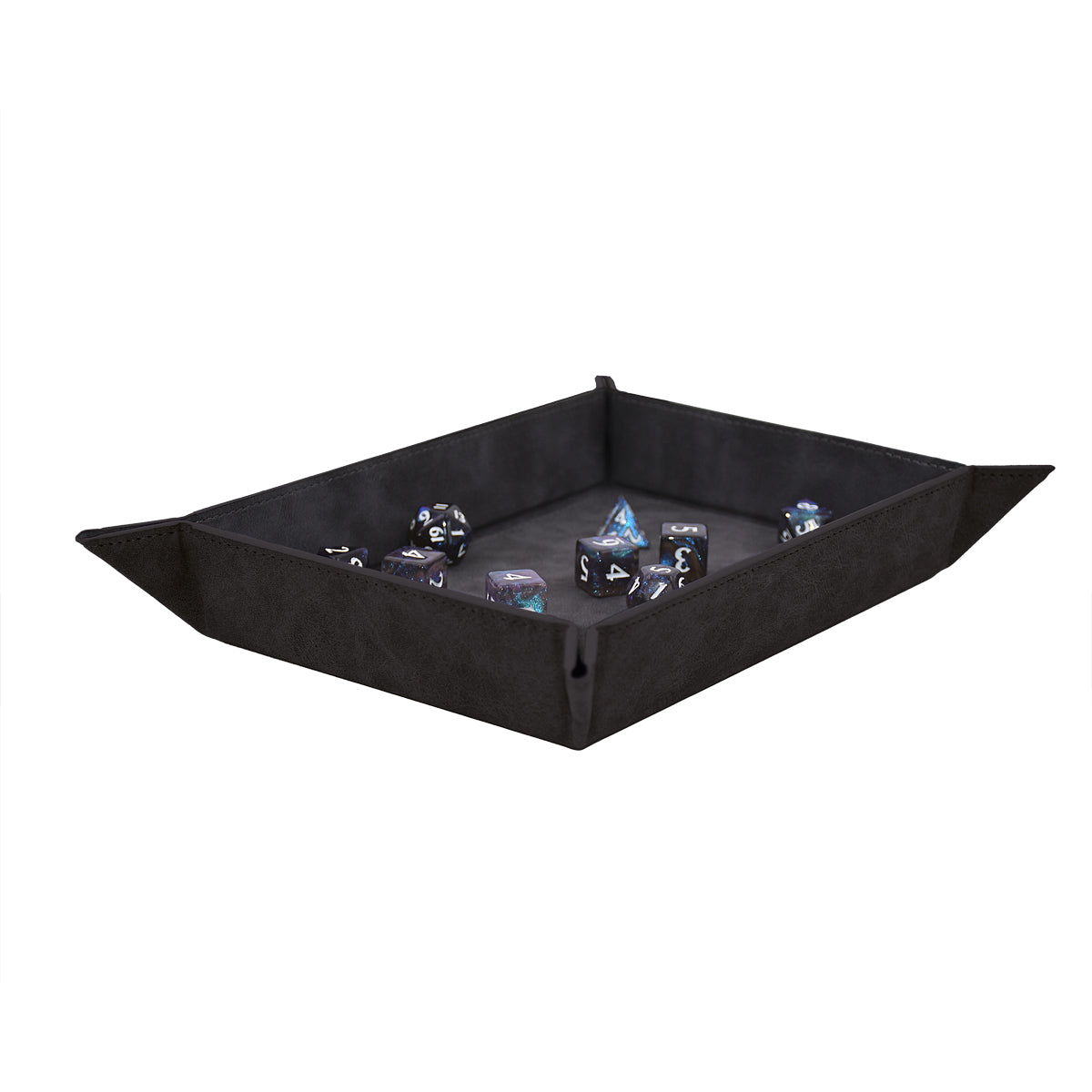 Dice Rolling Tray Foldable Jet - Special Order