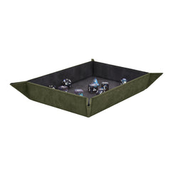 Dice Rolling Tray Foldable Emerald - Special Order