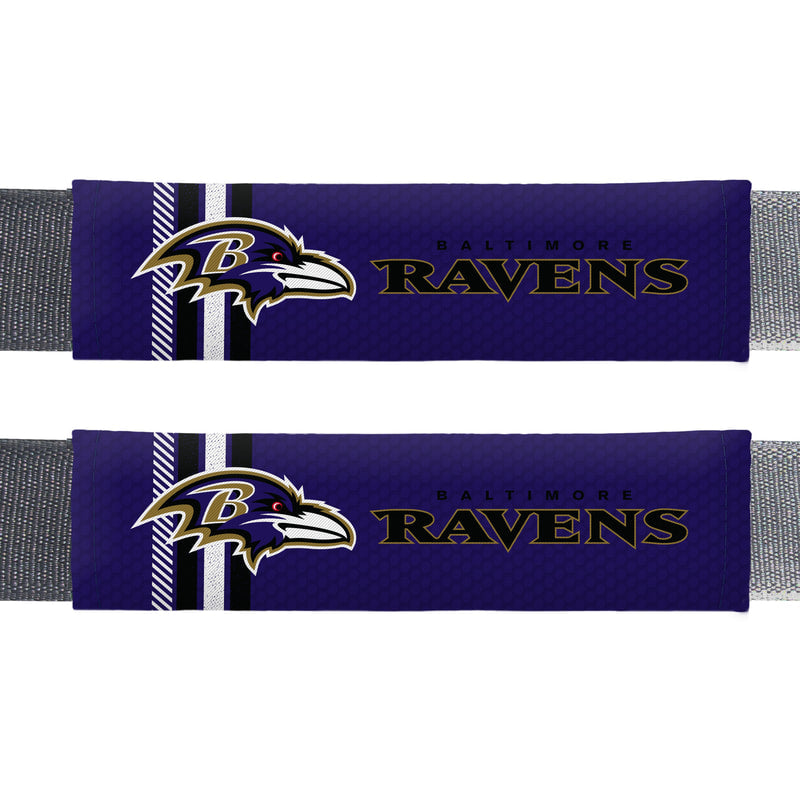 Baltimore Ravens Seat Belt Pads Rally Design