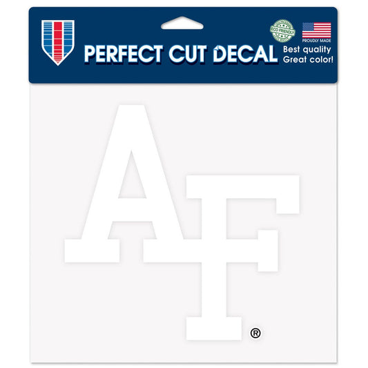 Air Force Falcons Decal 8x8 Perfect Cut White - Special Order