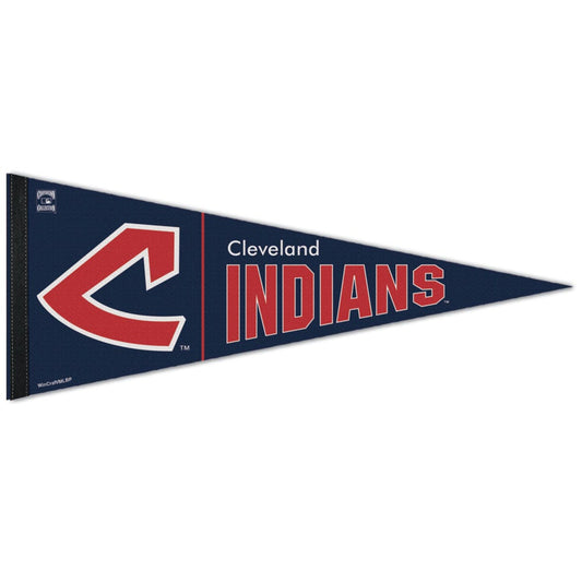 Cleveland Guardians Pennant 12x30 Premium Style Cooperstown Design - Special Order