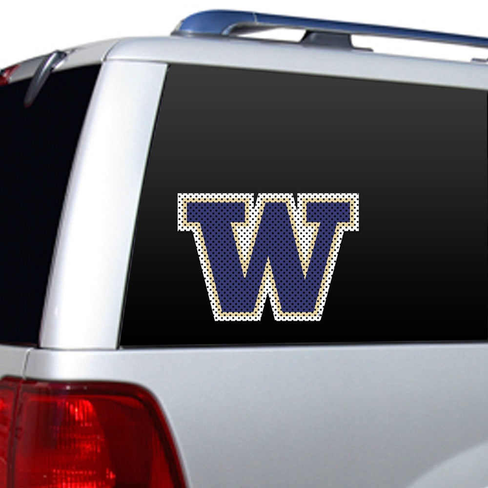 Washington Huskies Window Film 12 Inch Die Cut