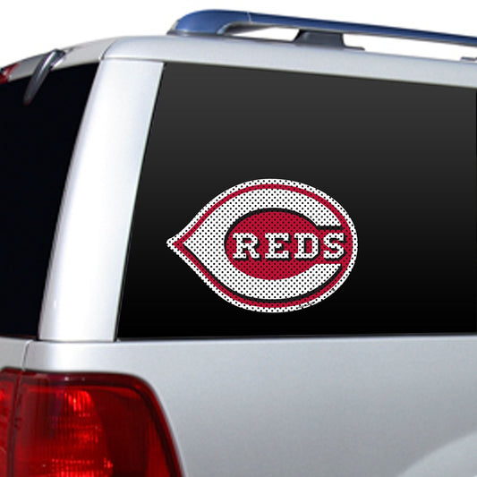 Cincinnati Reds Window Film 12 Inch Die Cut