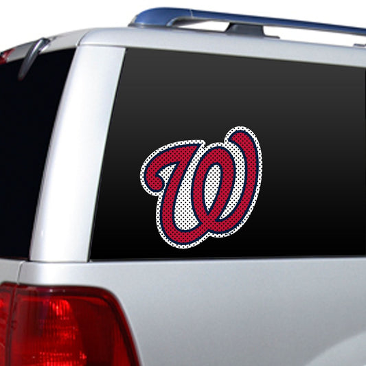 Washington Nationals Window Film 12 Inch Die Cut
