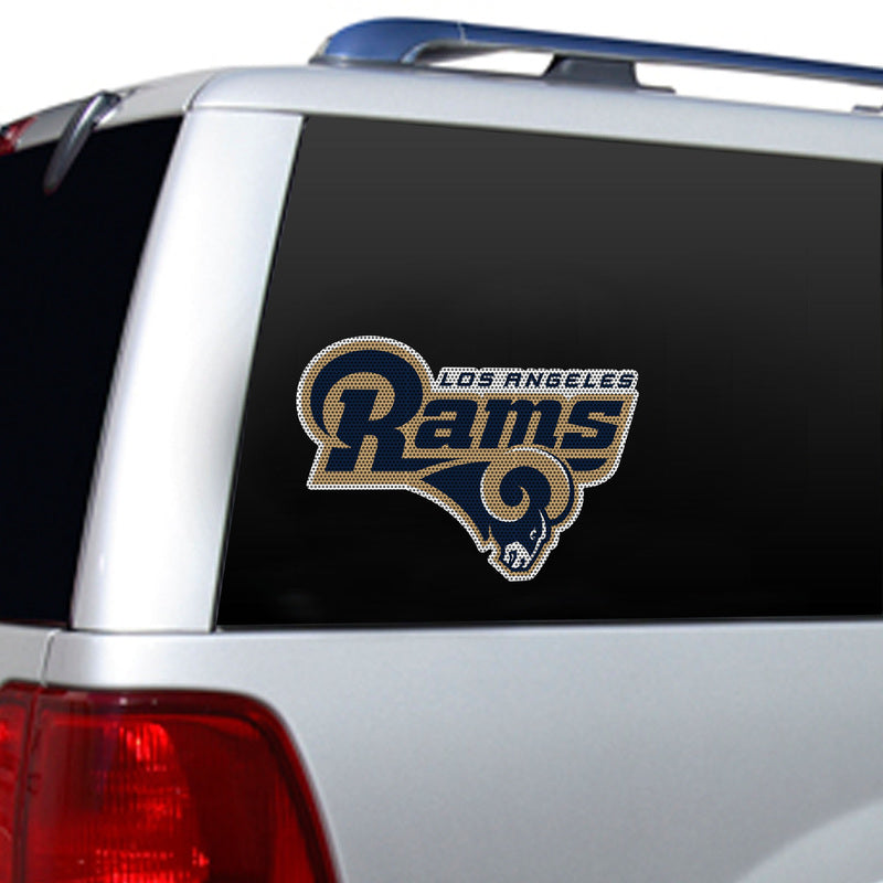 Los Angeles Rams Window Film 12 Inch Die Cut