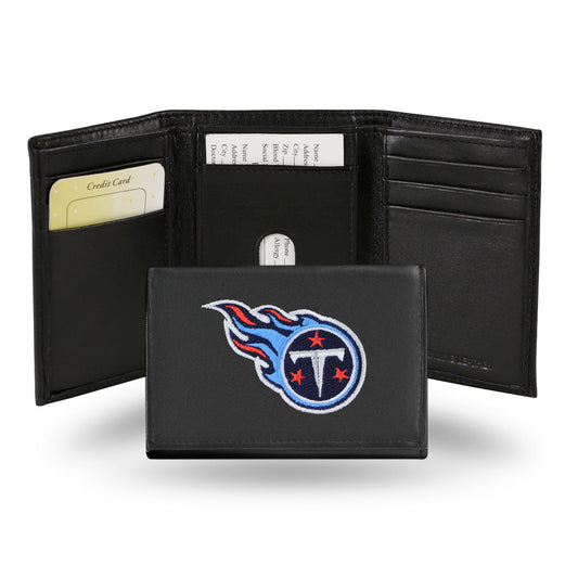 Tennessee Titans Wallet Trifold Leather Embroidered - Special Order