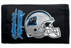 Carolina Panthers Wallet Nylon Trifold