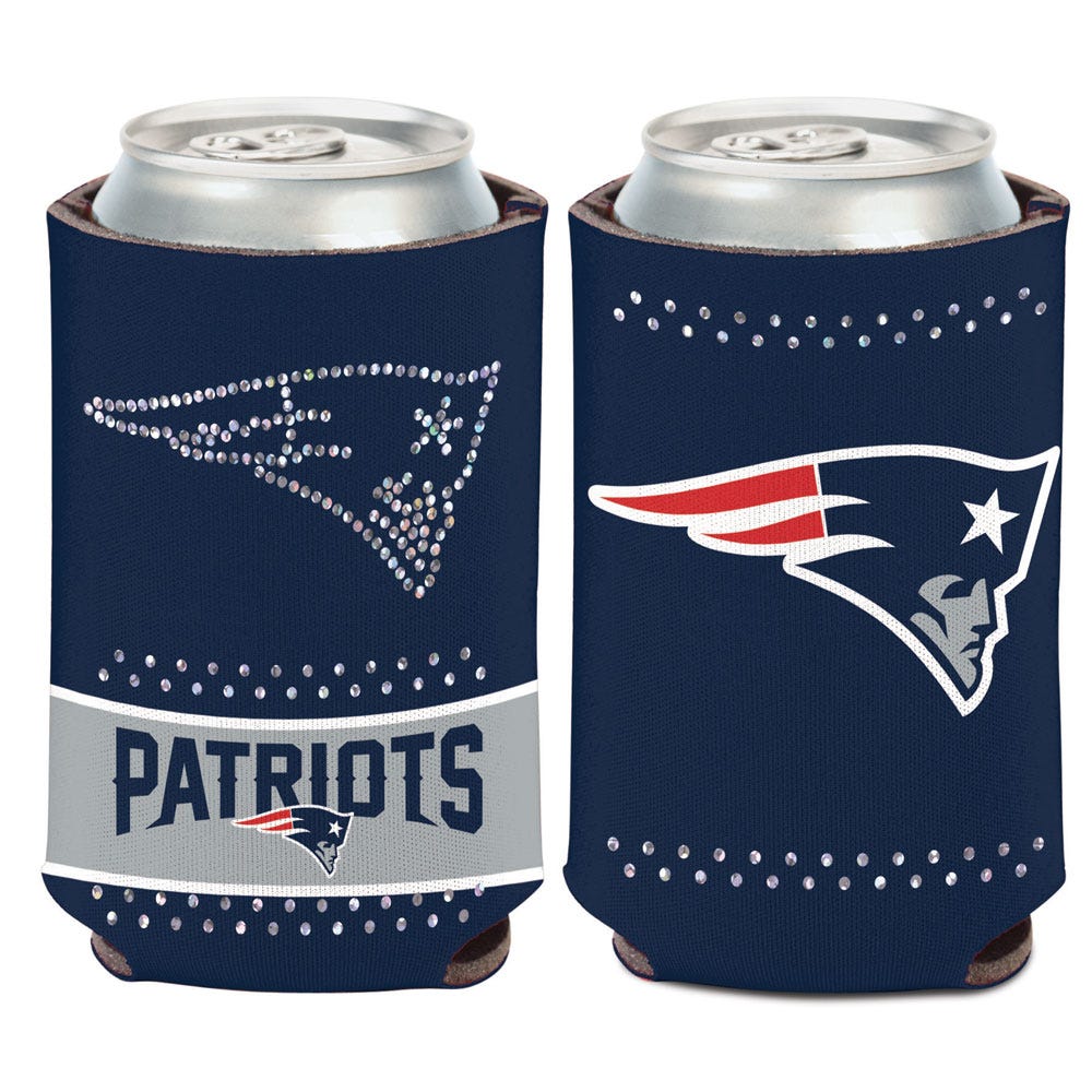 New England Patriots Can Cooler Bling - Special Order