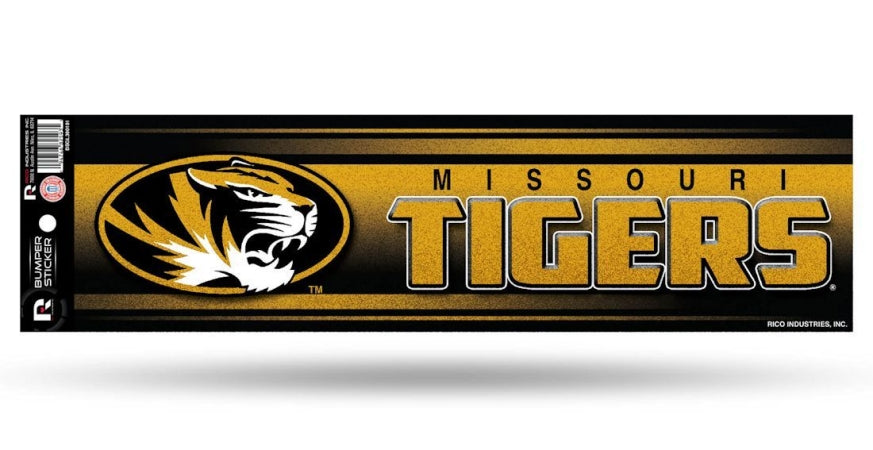 Missouri Tigers Decal Bumper Sticker Glitter