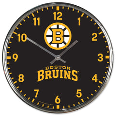 Boston Bruins Round Chrome Wall Clock Periodic Restock