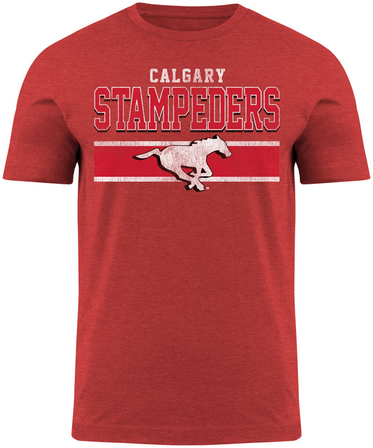 Calgary Stampeders CFL Bulletin Red Moxie T-Shirt