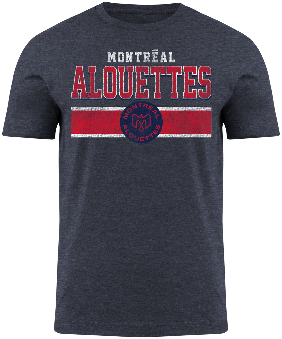 Montreal Alouettes CFL Bulletin Navy Moxie T-Shirt